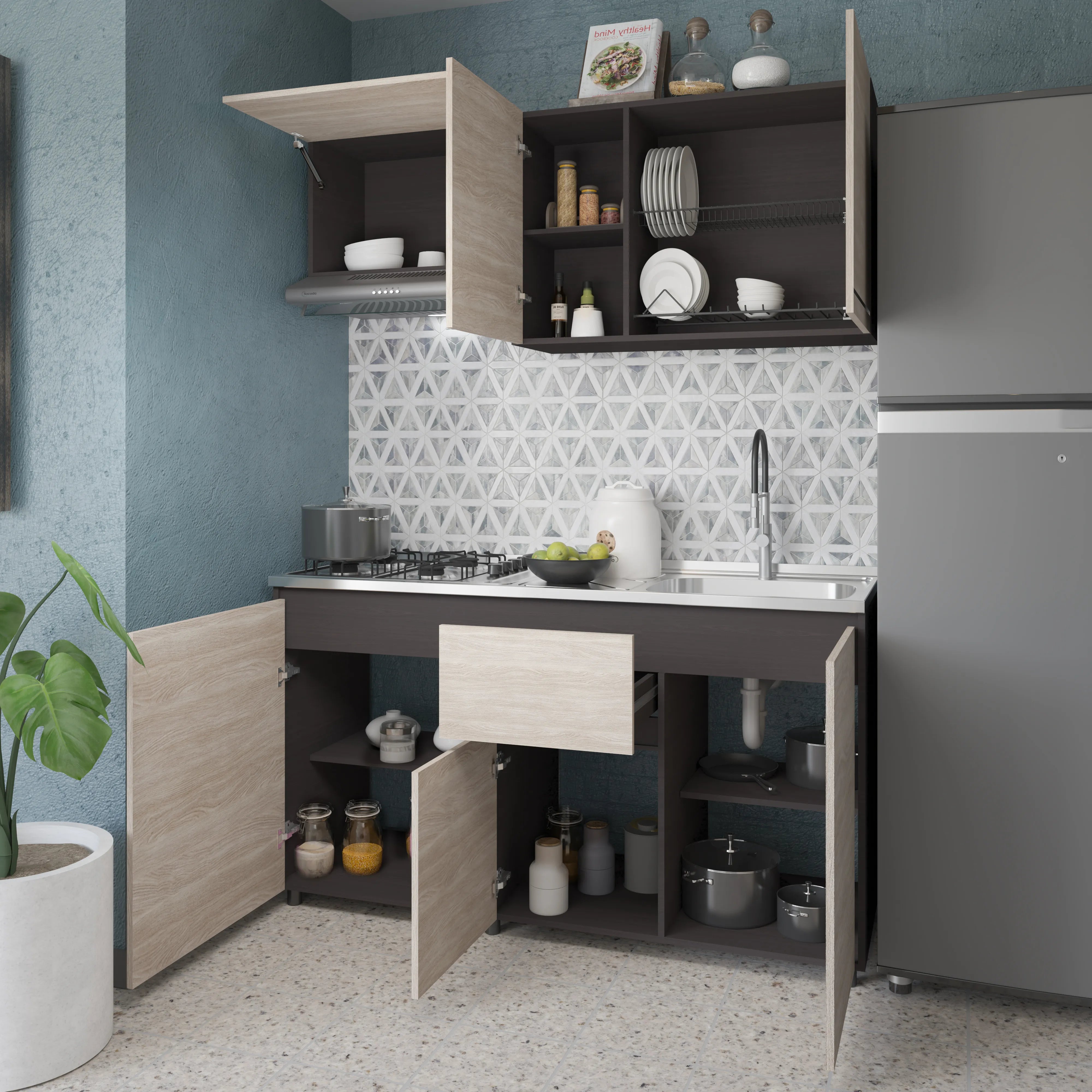 Cocina Integral Oslo 1.50m