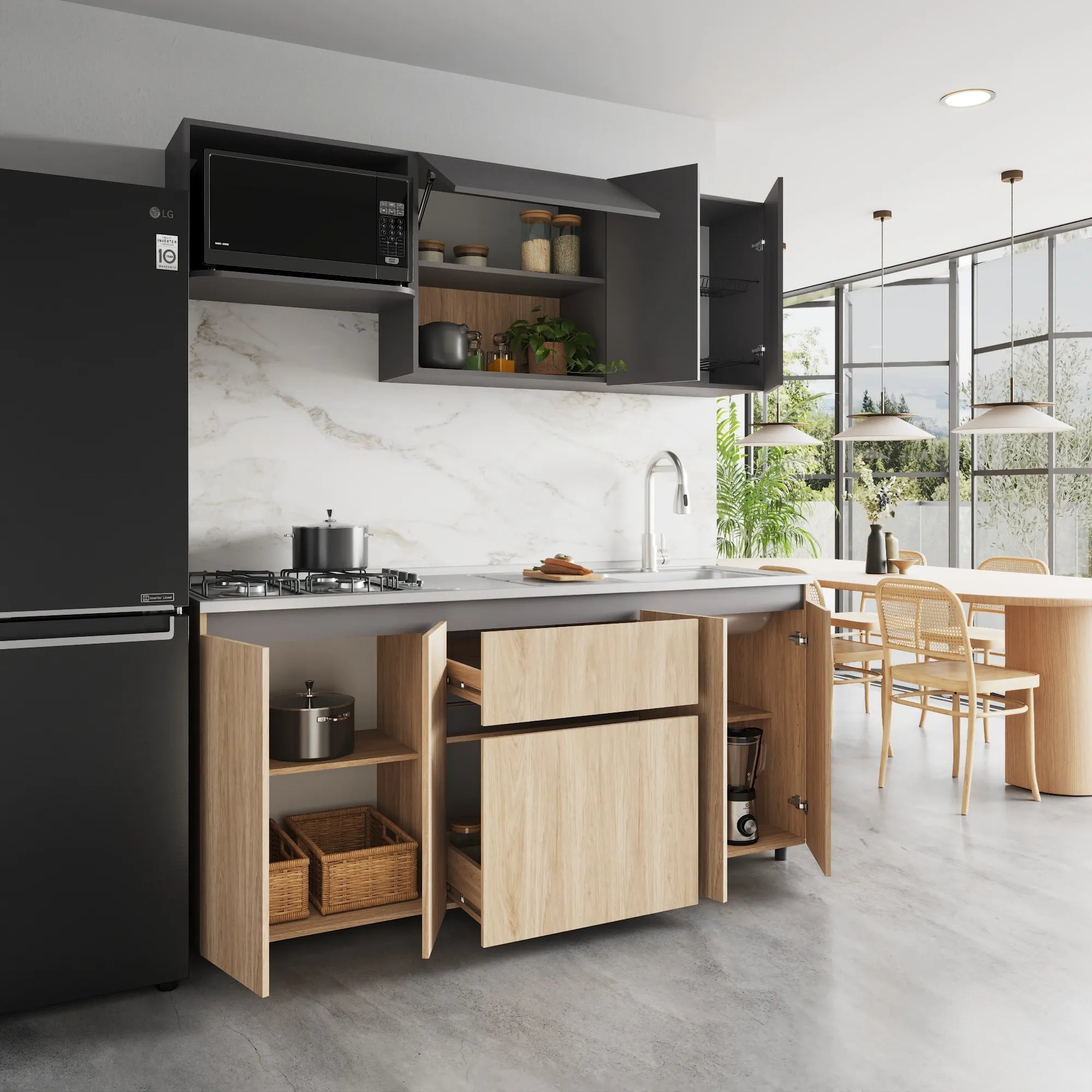 Cocina Integral Toscana 1.80m