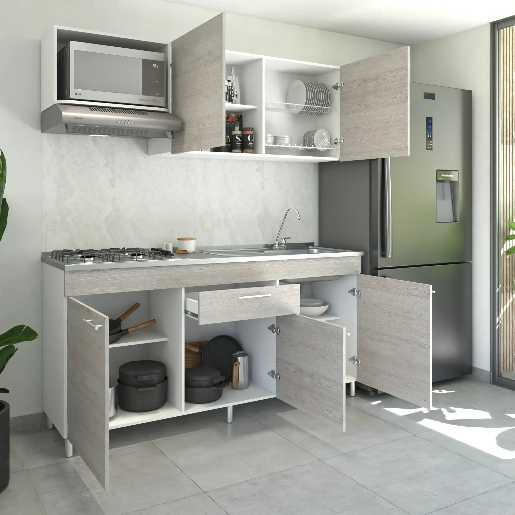 Cocina Integral Turin 1.80m