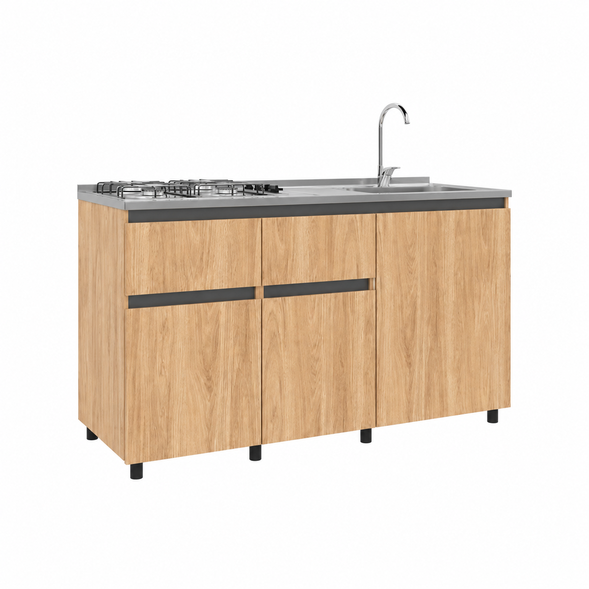 Mueble Inferior Cocina Toscana 1.50m