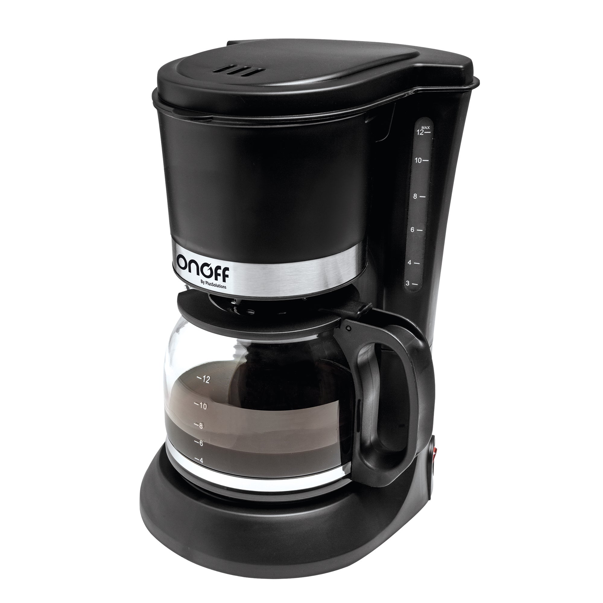 Cafetera Negra 1,2L
